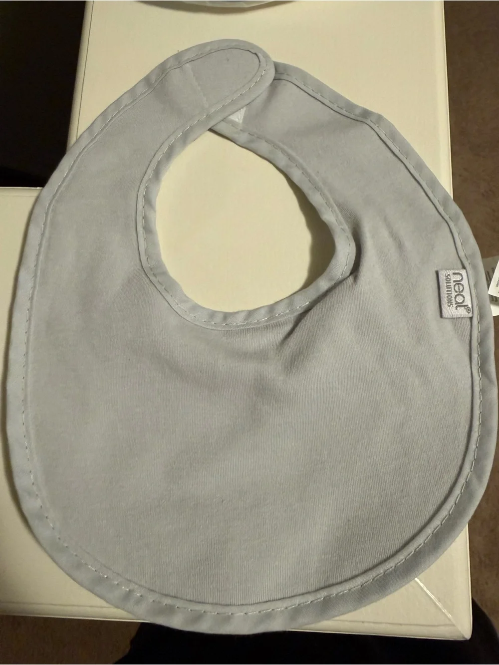 Neat Soft-Trim Baby Bib Set - Light Blue Planet Design